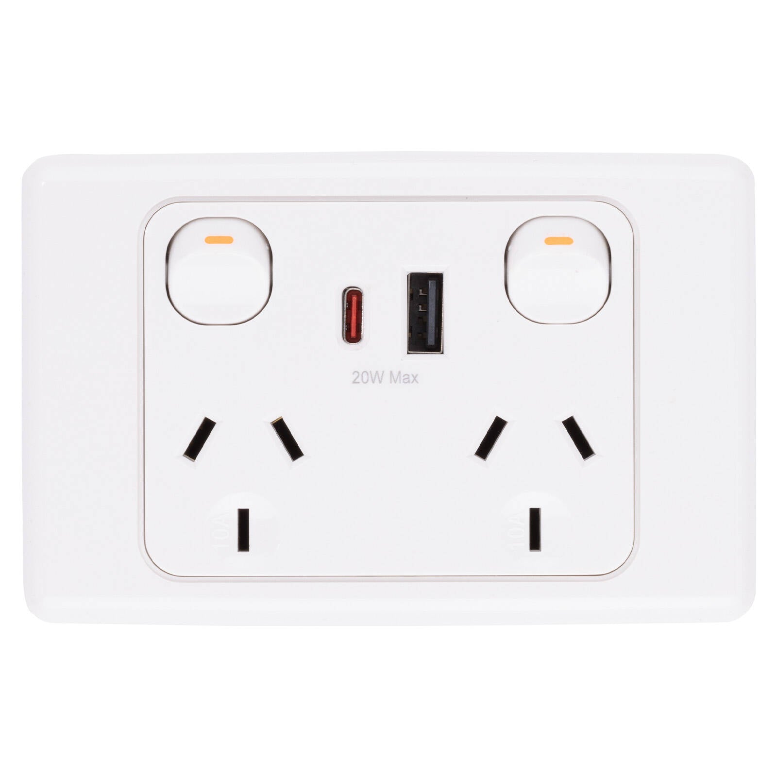 DETA 6000 Double Power Point with USB-A & USB-C Indoor