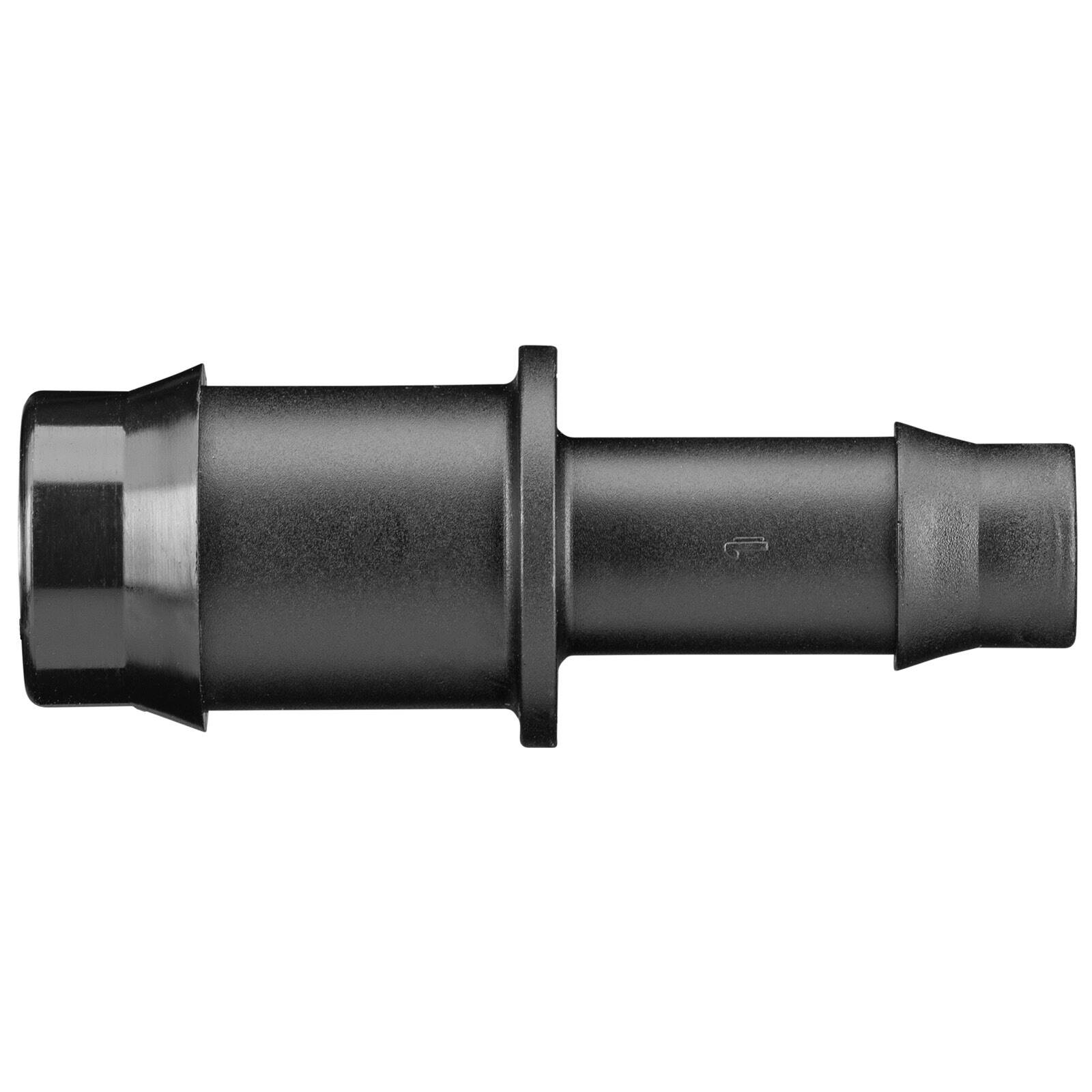 Pope 19 x 13mm Barbed Reducing Joiner Black 1000kPa Poly Fitting