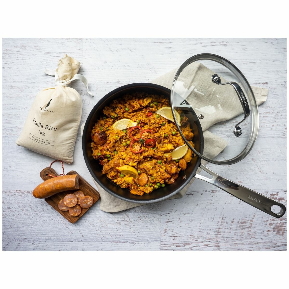 Tefal Unlimited Premium 3.2L non-stick induction sautepan - Thermo-Signal marking - G2563216