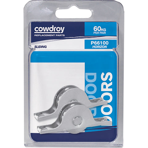 Cowdroy White Nylon Sliding Door Sheave Pack - 2 Pack