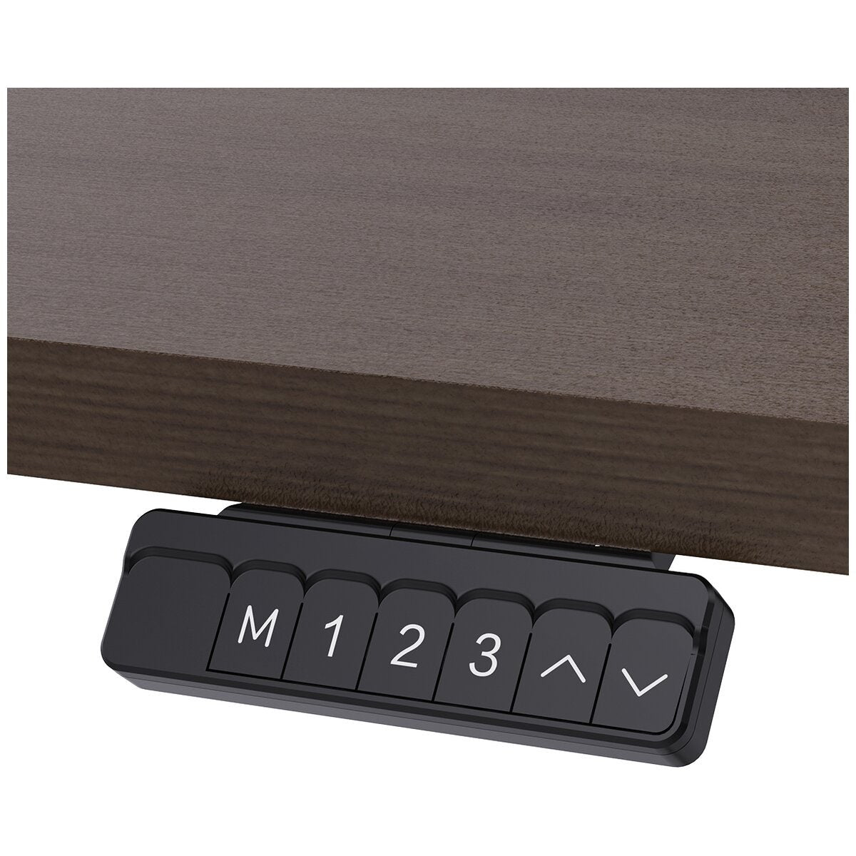 Lifespan Fitness ErgoDesk 140cm electric standing desk - walnut/black finish, memory heights - LFDK-ED140WNBK