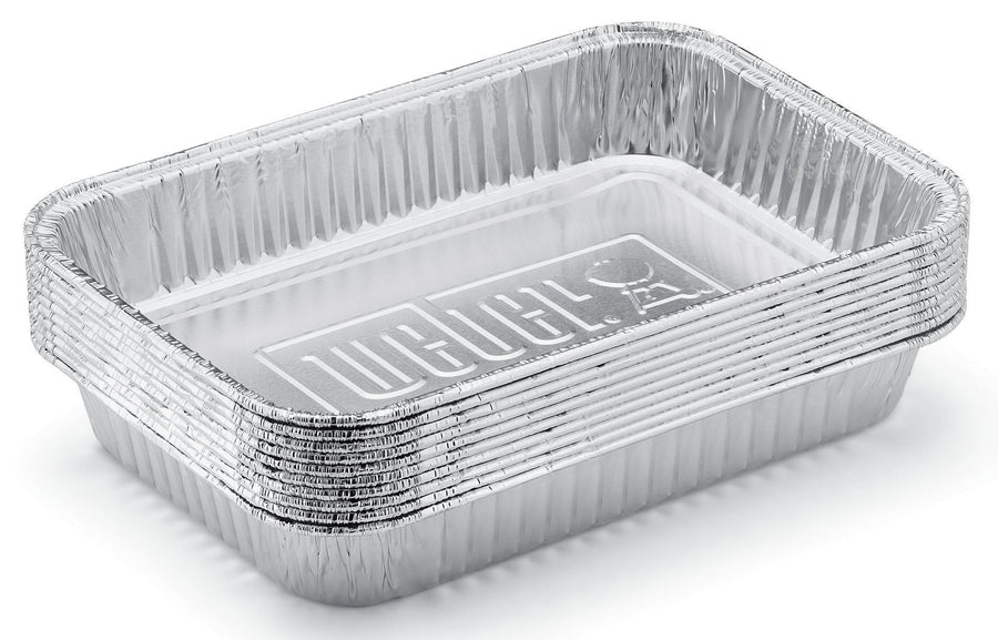 Weber drip pans for Q barbecues - reusable, no sharp edges, also for vegetables and desserts - 6415