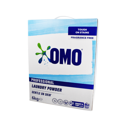 Omo Professional Laundry Powder 6kg - Fragrance Free - Stain Removal