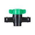 Pope 19mm Poly In-Line Barbed Tap - Black Irrigation Flow Control, 1000kPa