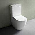 Studio Bagno Hyde Rimless Back To Wall Toilet Suite - Gloss White - 4 Star Water Rating - HYD001