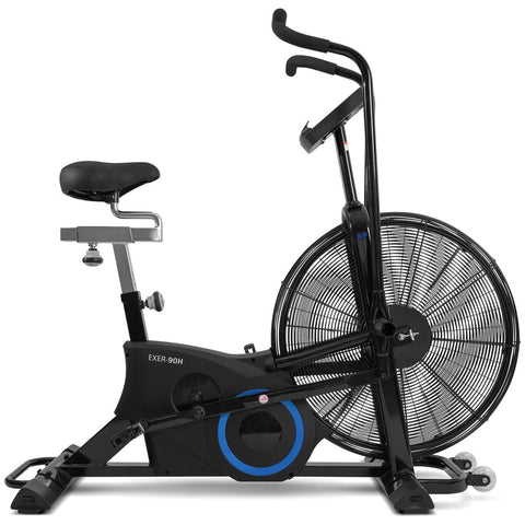 Lifespan Fitness Exercise Bike - 25-Inch Steel Fan, Air Resistance, Commercial Steel Frame - EXER90H