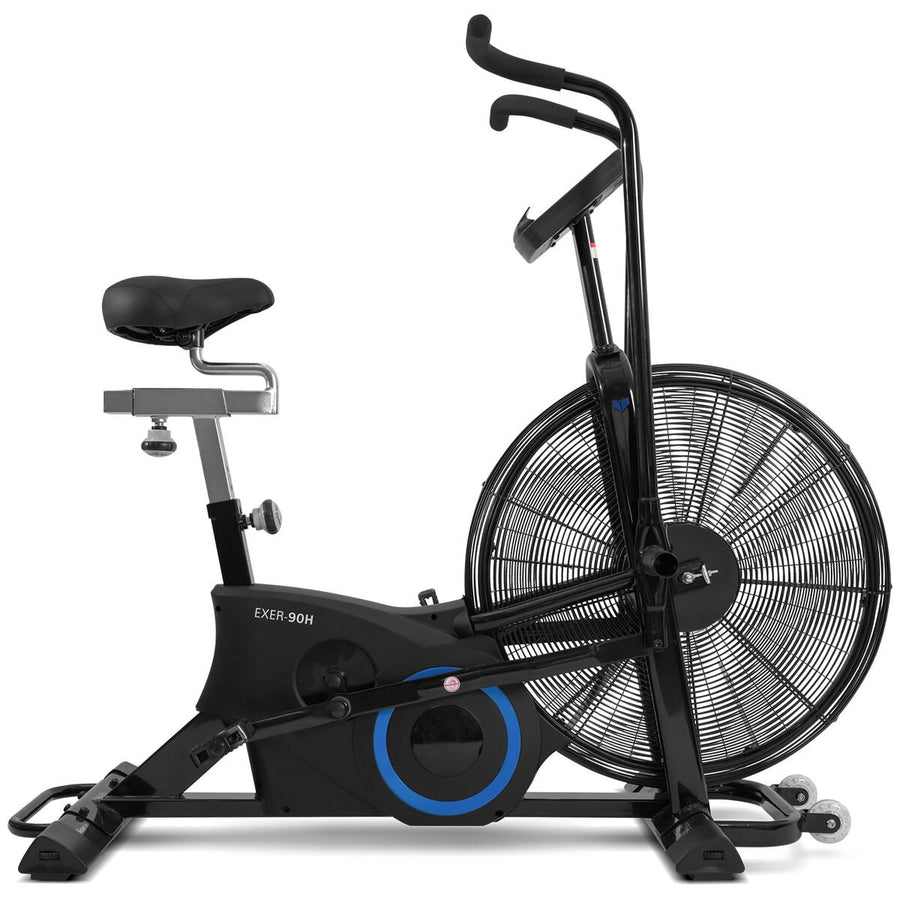 Lifespan Fitness Exercise Bike - 25-Inch Steel Fan, Air Resistance, Commercial Steel Frame - EXER90H