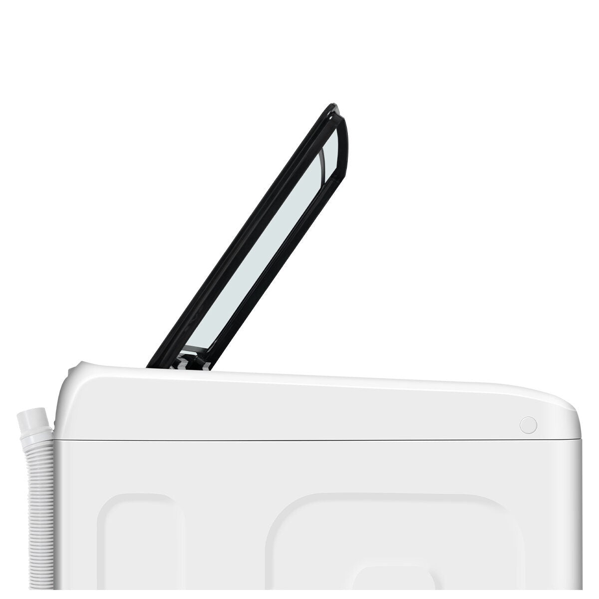 TCL 8kg Top Load Washing Machine - White, Direct Drive Motor, Soft-Close Glass Lid, Fuzzy Logic - F708TLW