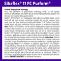 Sika Sikaflex 11 FC Purform - 300ml - Concrete Grey - Elastic Adhesive & Sealant - SuperSaverAU - view 3