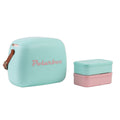 Polarbox Pop 6L Cooler Bag with 2 Lunch Box Containers - Cyan, Holds Up to 8 Standard Cans - PLBC6CP