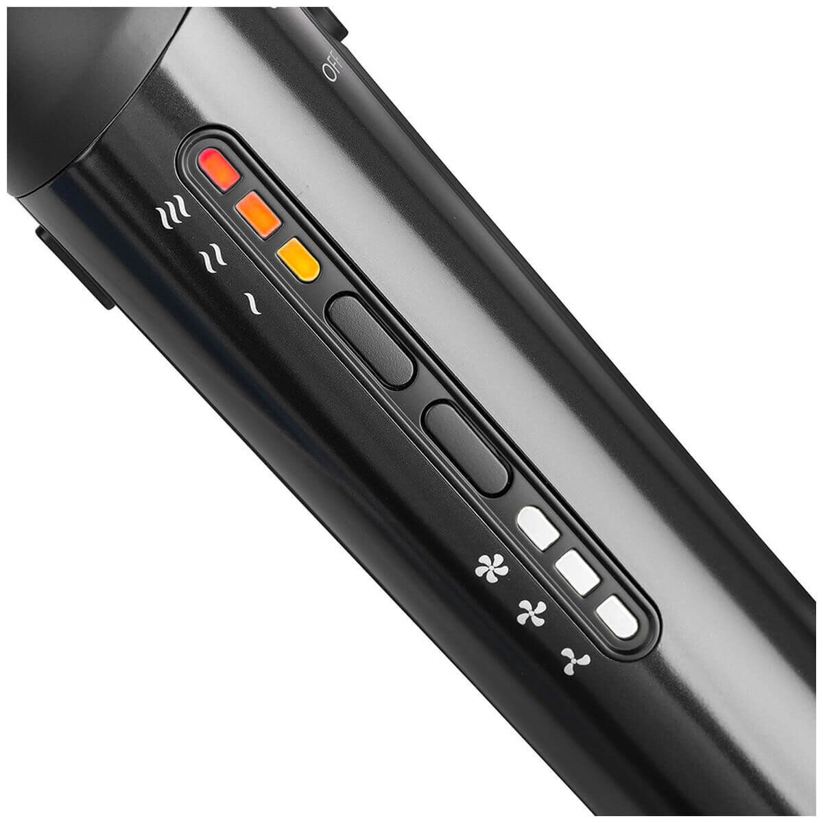 BaBylissPRO Nano Titanium Light ionic high-speed hair dryer - 1400W digital motor, black - 900213