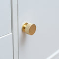 Taskmaster 32mm Knurled Cabinet Knob - Brushed Brass - 1 Pack - Easy Install - SuperSaverAU - view 3