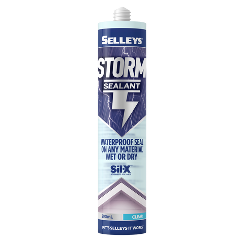 Selleys Clear Storm Sealant 290ml Waterproof Advanced Polymer Instant Seal - SuperSaverAU - view 1