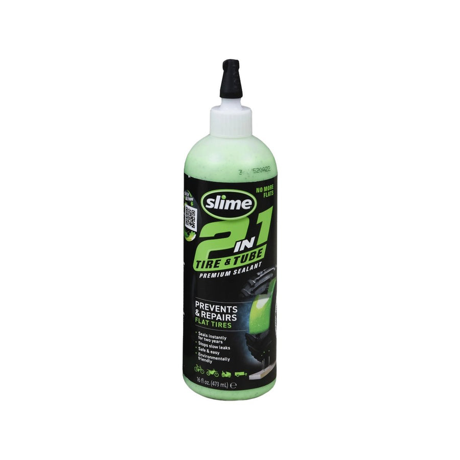 Slime 2in1 Tyre and Tube Sealant - 473ml - Seals Punctures Up to 1/4" - SuperSaverAU - view 1
