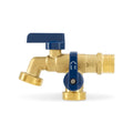 Brasshards Dual Mi Hose Tap 20mm Lead Free - Dual Outlets - Brass - SuperSaverAU - view 3