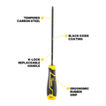 Kango 200mm Round Bastard Cut File - Tempered Carbon Steel - Coarse Teeth - SuperSaverAU - view 2