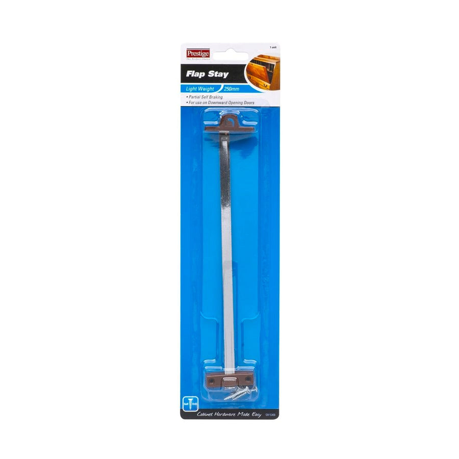 Prestige Flap Stay 250mm Steel Brown Lightweight Self-Braking - SuperSaverAU - view 1