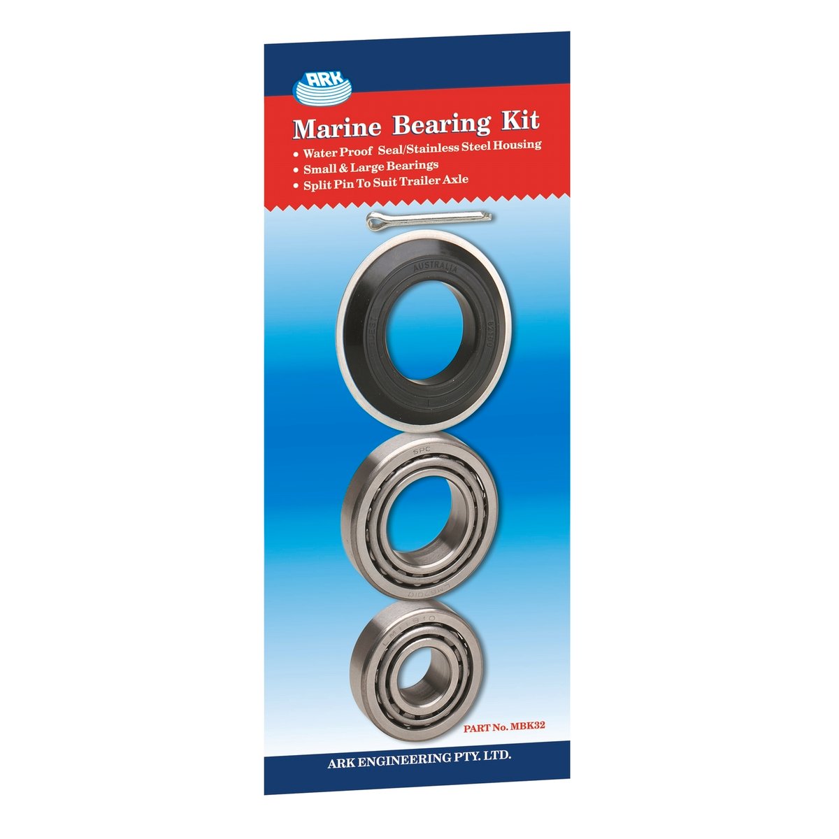 Ark Holden Bearings - 39mm/40mm - Steel - Waterproof Seal - SuperSaverAU - view 2