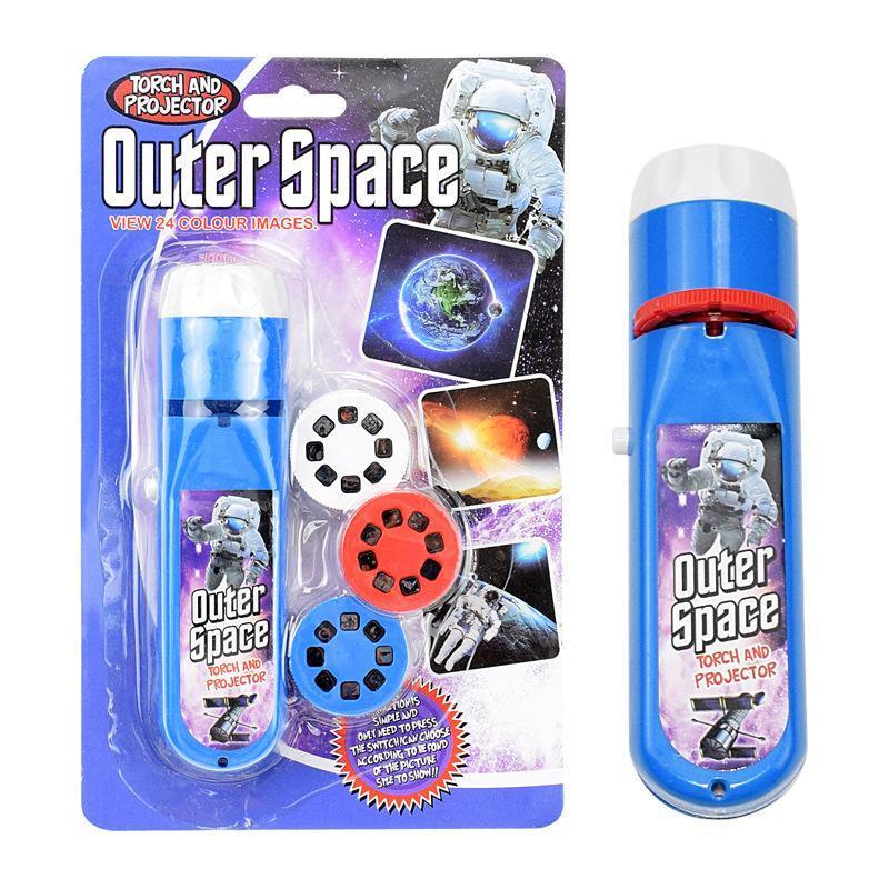 Educational Torch Projector Toy for Kids Ages 3 to 12 - Outer Space