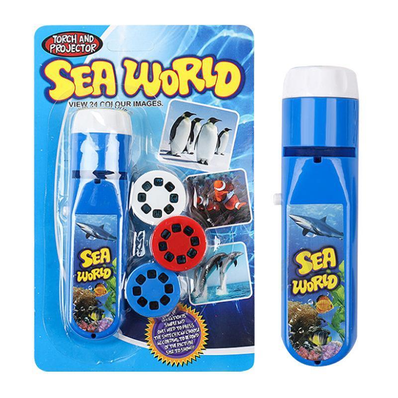 Educational Torch Projector Toy for Kids Ages 3 to 12 - Sea World