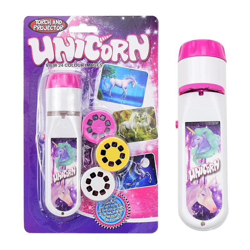 Educational Torch Projector Toy for Kids Ages 3 to 12 - Unicorn