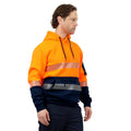 Citeco Orange Hi Vis Taped Hoodie - Men's Reflective Polyester, Small