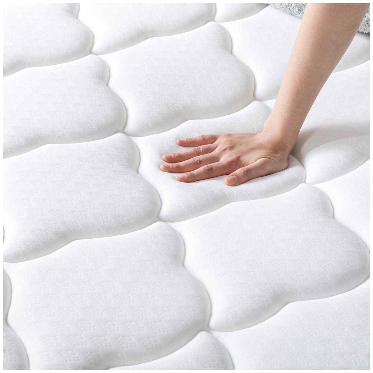 Zinus Queen 25cm Deluxe Bonnell Inner Spring Mattress - Euro Top - CertiPUR-US Foam - AU-MSSAO1ZC-10Q