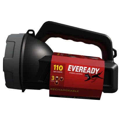 Eveready Hybrid Lantern 110 Lumen - Rechargeable Handheld - Compact Design