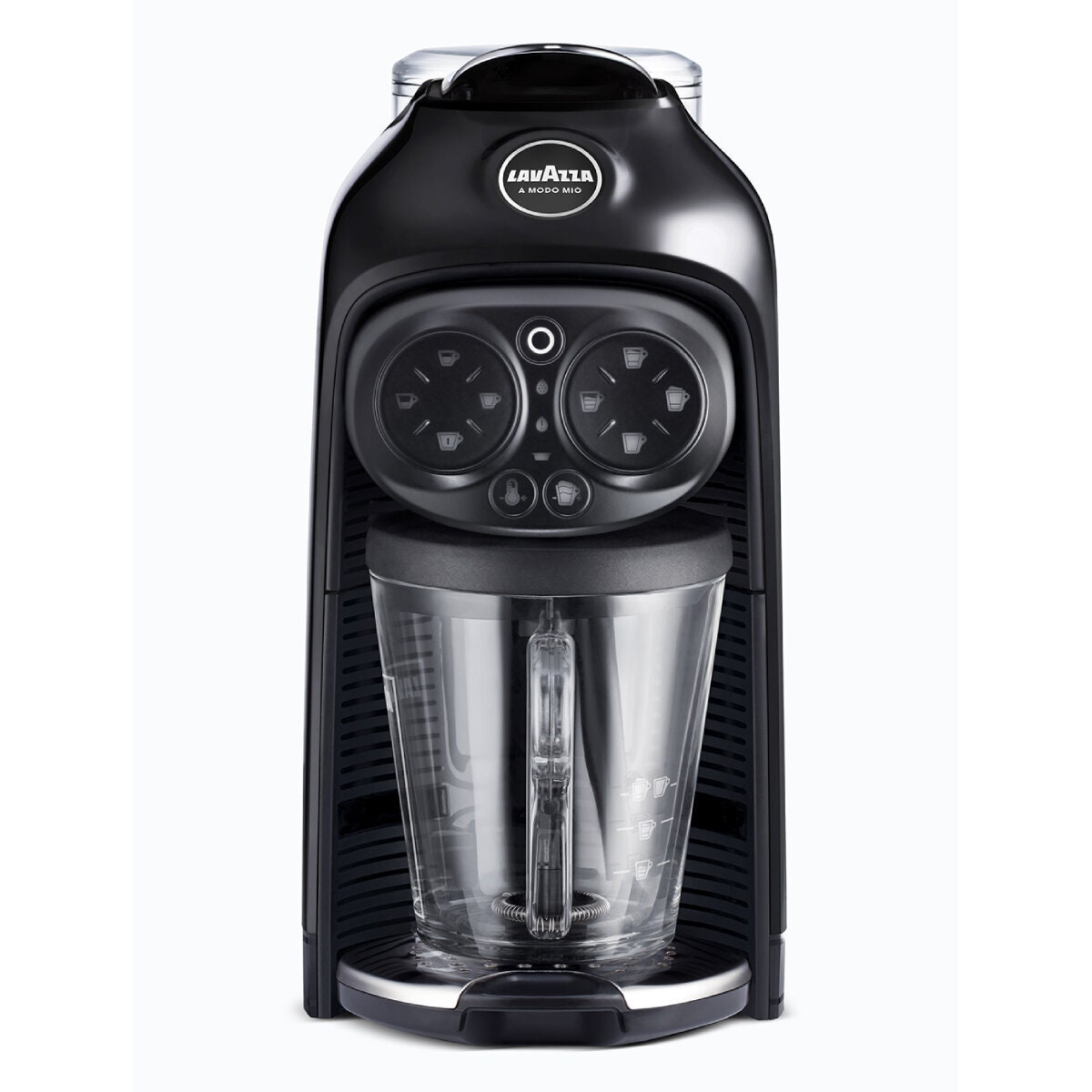 Lavazza Desea Capsule Coffee Machine - A Modo Mio Capsules - Milk Frother - Black Ink - 18000293