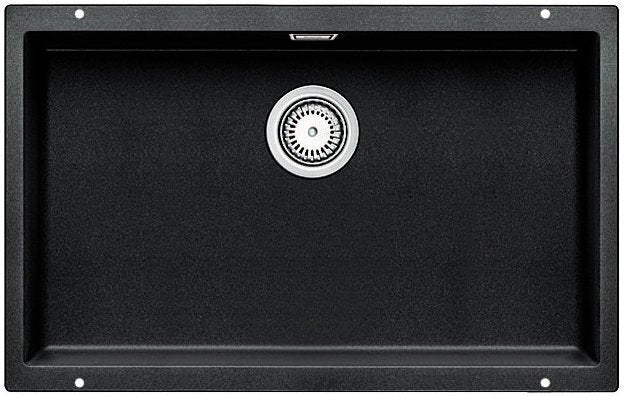 Blanco Silgranit undermount single bowl sink - Grey charcoal, 80% granite - SUBLINE700U
