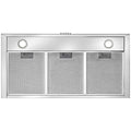 Artusi 900mm Canopy Rangehood - Stainless Steel, 750m³/h, Three Speeds, LED Lighting, Push Buttons - ACH905X1