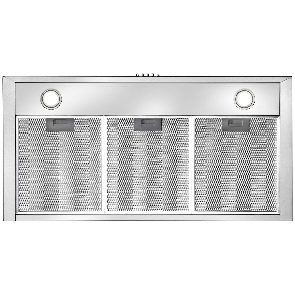 Artusi 900mm Canopy Rangehood - Stainless Steel, 750m³/h, Three Speeds, LED Lighting, Push Buttons - ACH905X1
