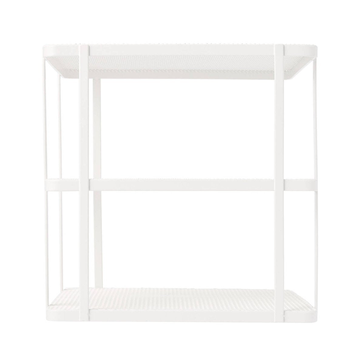 Ezystorage 3 Tier Corner Shelf - 250mm - White - Space-efficient Storage - SuperSaverAU - view 3