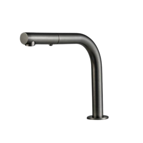 Rogerseller Tonic Square Sink Outlet with Pull Out Spray - Graphite, 5 Star WELS - 3606015205
