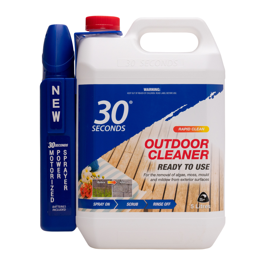 30 Seconds Outdoor Cleaner - 5L - Liquid - Fast Acting - SuperSaverAU - view 1
