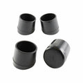 Surface Gard 22mm Black Angled Plastic Chair Tips 4 Pack - SuperSaverAU - view 1