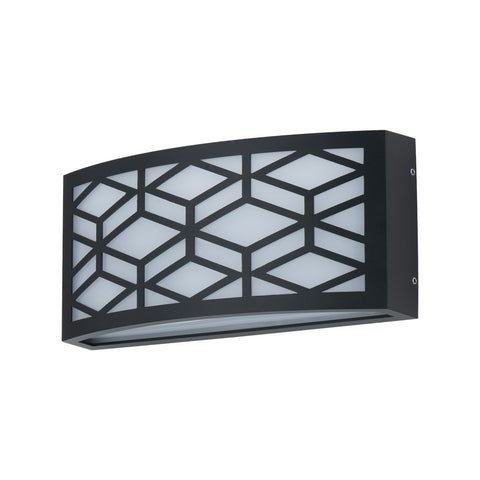 Arlec Burly LED Bunker Light - 10W - 600 Lumen - IP44 Water Resistant - Matte Black - SuperSaverAU - view 1