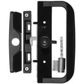 Rolltrak Black Powder-Coated Alloy Sliding Patio Door Keyed Lock Set