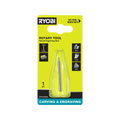 Ryobi 1.6mm Round Engraving Burr - High-Speed Steel - Precision Detailing - SuperSaverAU - view 1