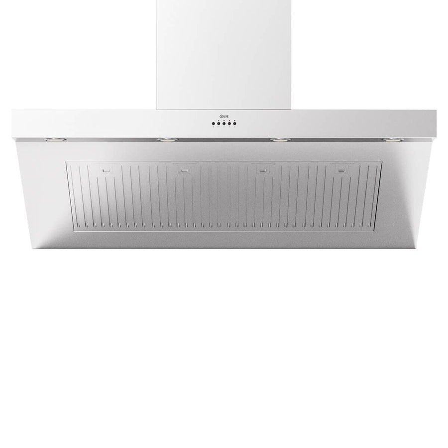 ILVE 120cm wall mounted canopy rangehood - stainless steel, 4 speeds, touch and remote control - AGQ120SS