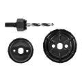 Ryobi 3 Piece Downlight Carbon Holesaw Set - 70mm & 92mm