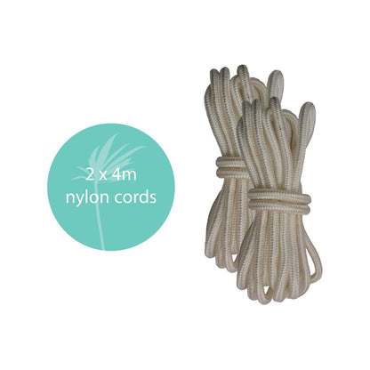 Two Trees Hammock Temp Hanging Kit - 200kg Zinc Plated Steel - Easy Setup