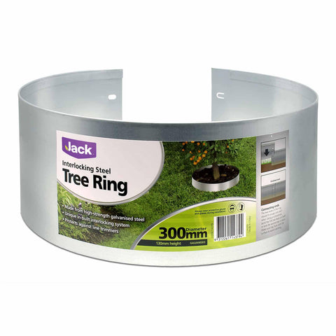 Jack 300mm Interlocking Steel Tree Ring - Garden Edging