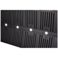 Schweigen 150cm Wall Mounted BBQ Rangehood - Black, 3000m³/h, Twin External Motor, 8 Filters - CL7375BSP2PAK