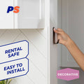 Permastik Black Mixed Metal Hooks 10 Pack - 160mm x 215mm - Adhesive, No Drilling - SuperSaverAU - view 3