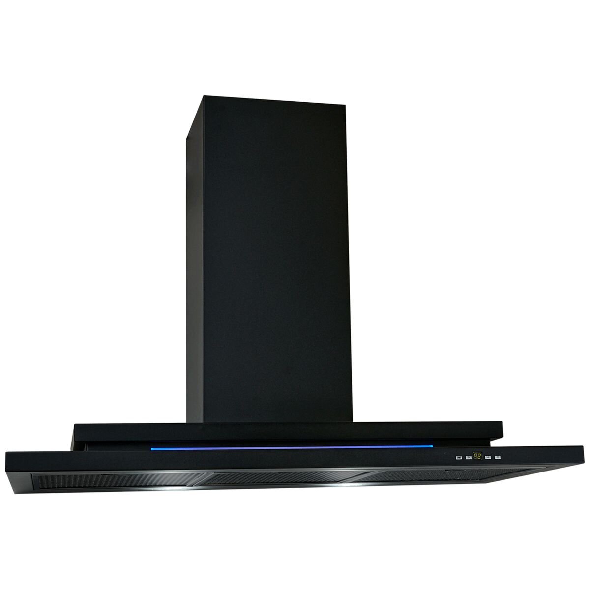 Schweigen 90cm Silent Canopy Rangehood - Matte Black - 900m³/h Isodrive Motor - 57W - DS3131-R2BSTPAK