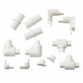D Line Cable Cover Accessories - 16 x 08mm - ABS - 13 Pack - SuperSaverAU - view 1