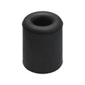 Adoored 50mm Black Round Rubber Door Stop - Wall or Floor Mounted