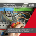 Wiha Pliers - 200mm Long Nose VDE 1000V Insulated Straight Cut - SuperSaverAU - view 3