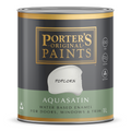 Porter S Aquasatin Washable Paint 1L 110mm x 132mm Popcorn - Durable Satin Finish - SuperSaverAU - view 1